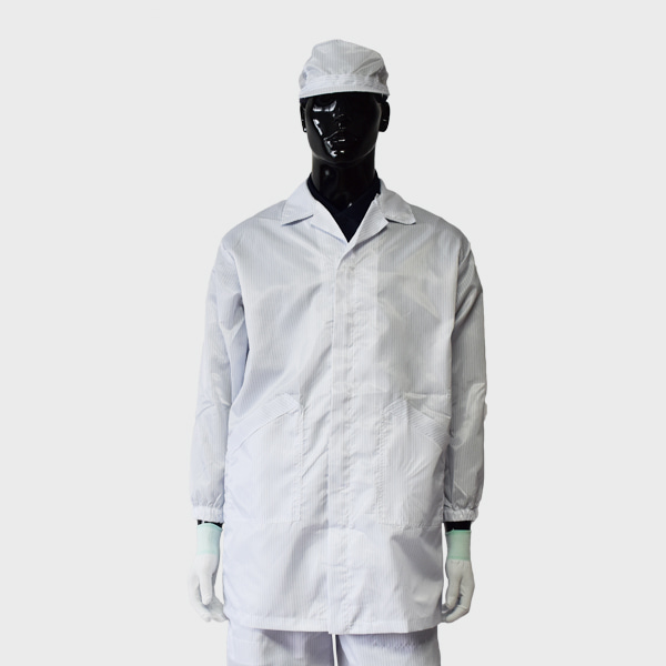 제전복/방진복 반가운 Y카라 - 백색