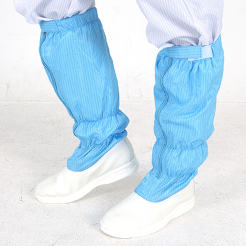 제전부츠.방진부츠[지퍼,밴드] - 청색