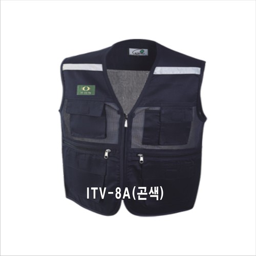 망사 야광띠 조끼